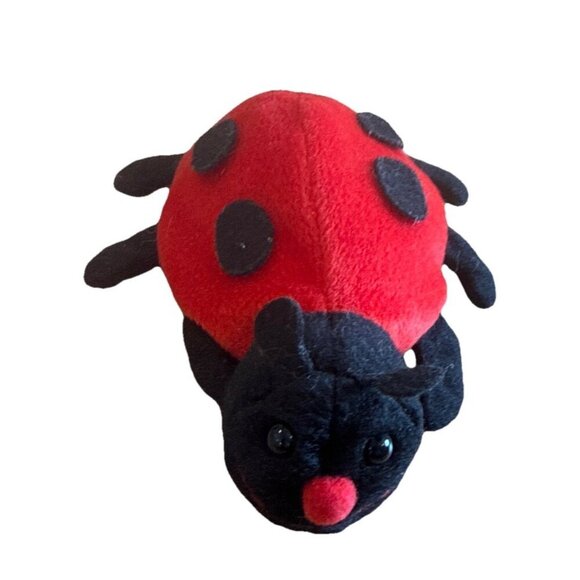 Zangeen Huggable Honeys Ladybug Red Beanie Plush Stuffed Vintage Toy 2004 RARE - Picture 1 of 7